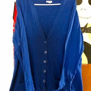 Old Navy blue cardigan